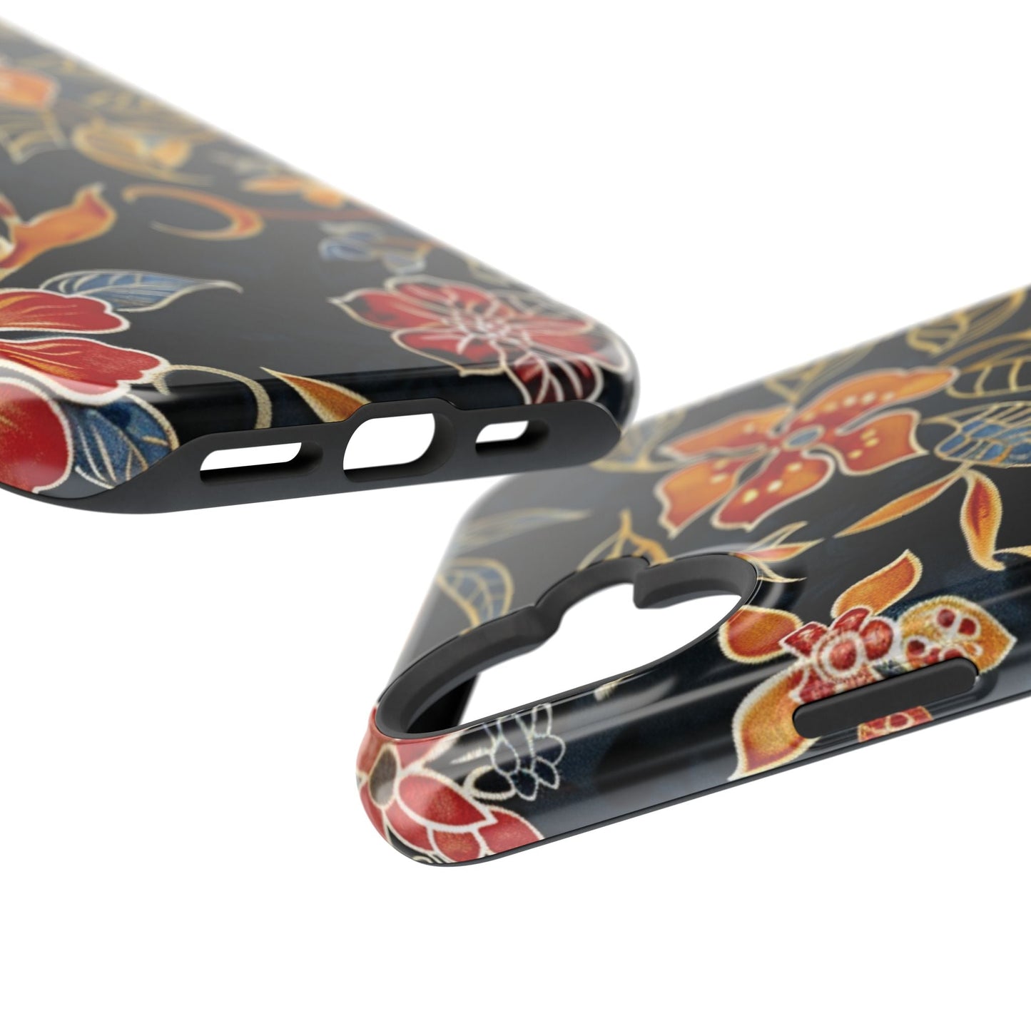 Floral Nightfall Magnetic Impact Phone Case — Protective Magnetic Floral iPhone Cover - DIGITAL X