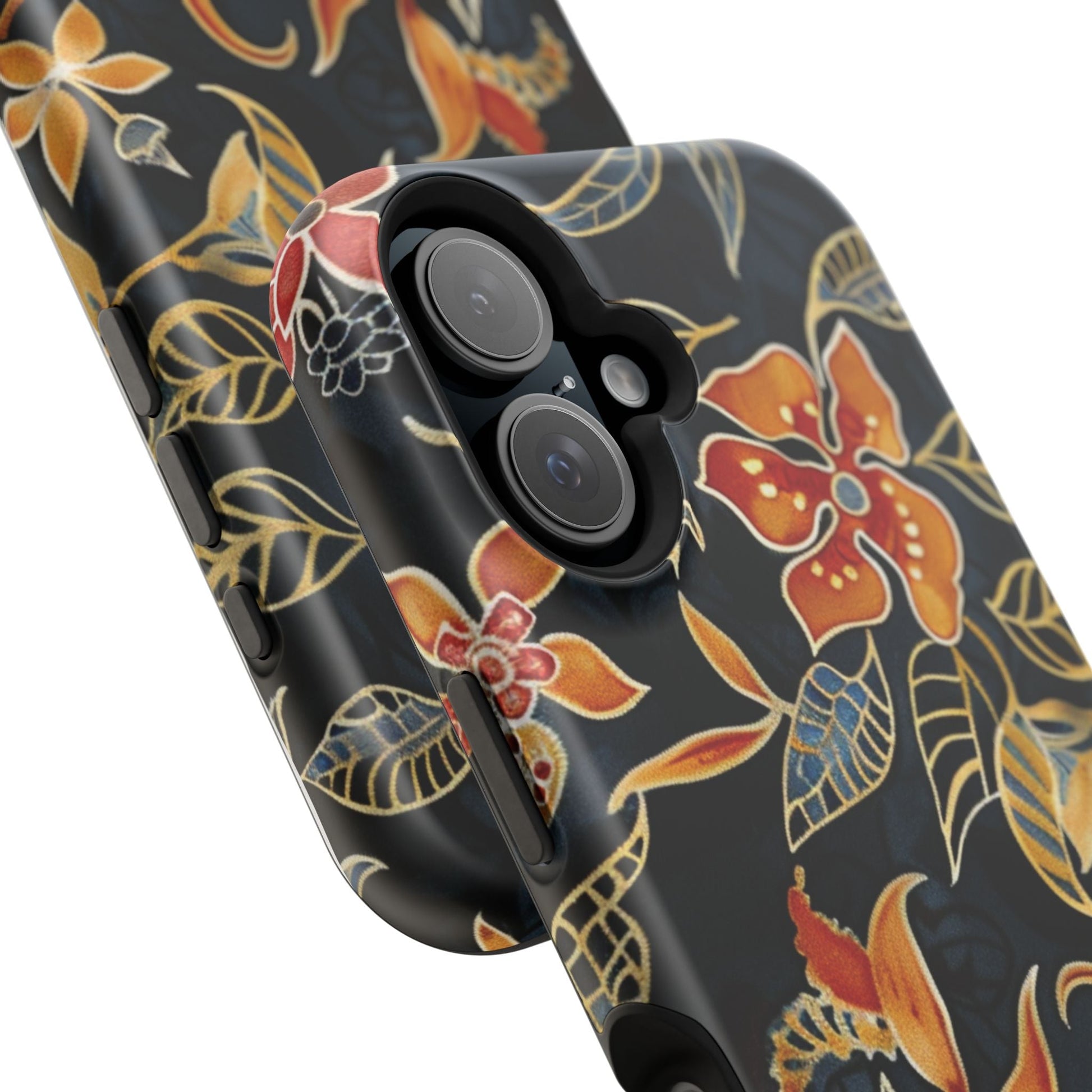 Floral Nightfall Magnetic Impact Phone Case — Protective Magnetic Floral iPhone Cover - DIGITAL X
