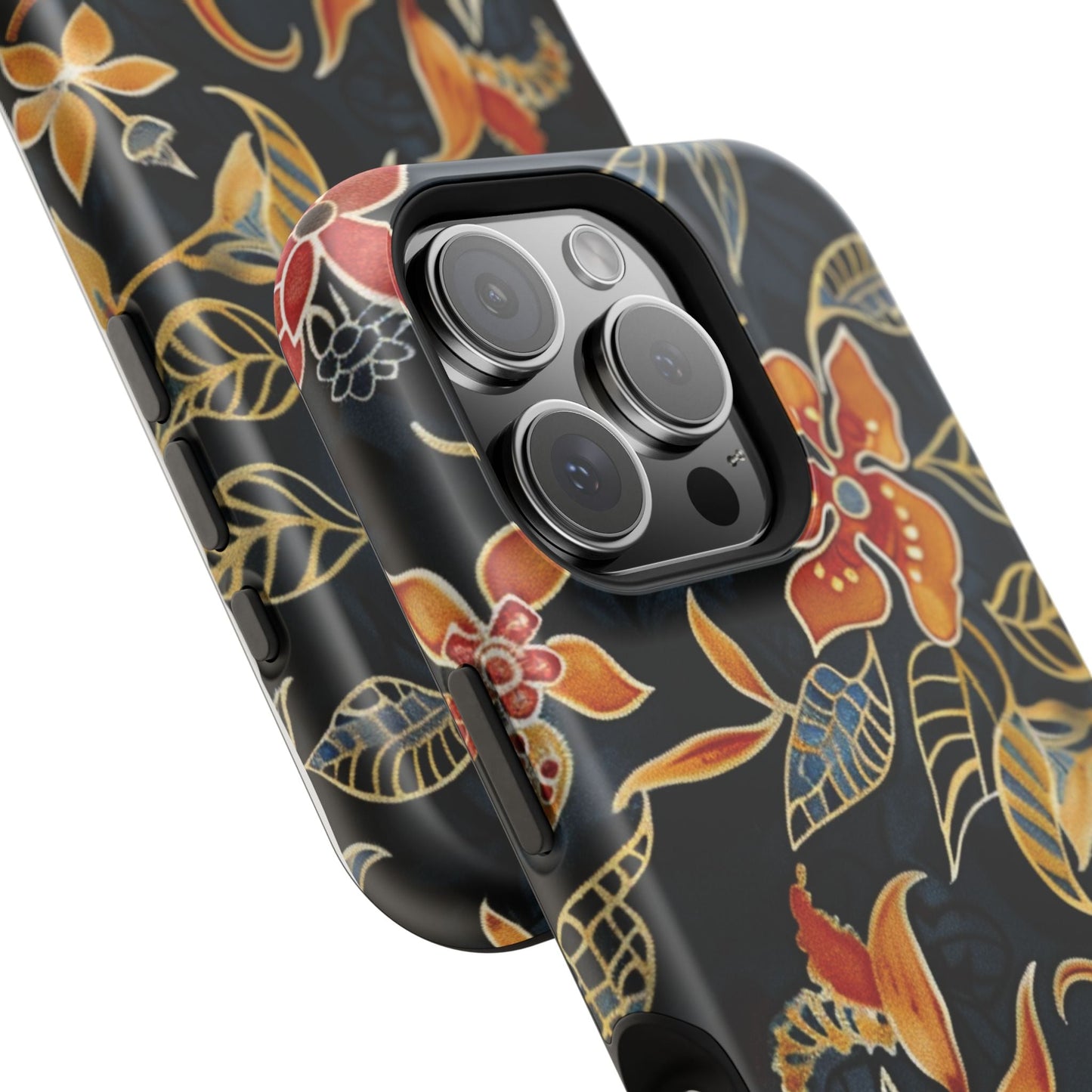 Floral Nightfall Magnetic Impact Phone Case — Protective Magnetic Floral iPhone Cover - DIGITAL X