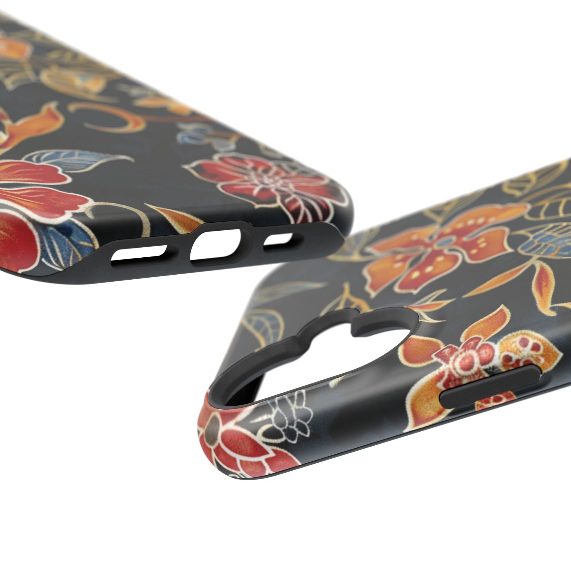 Floral Nightfall Magnetic Impact Phone Case — Protective Magnetic Floral iPhone Cover - DIGITAL X