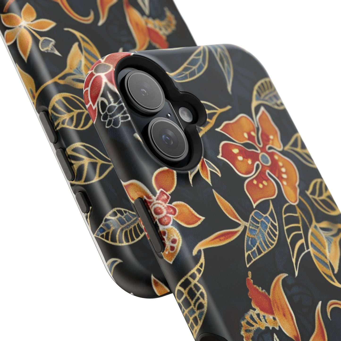 Floral Nightfall Magnetic Impact Phone Case — Protective Magnetic Floral iPhone Cover - DIGITAL X