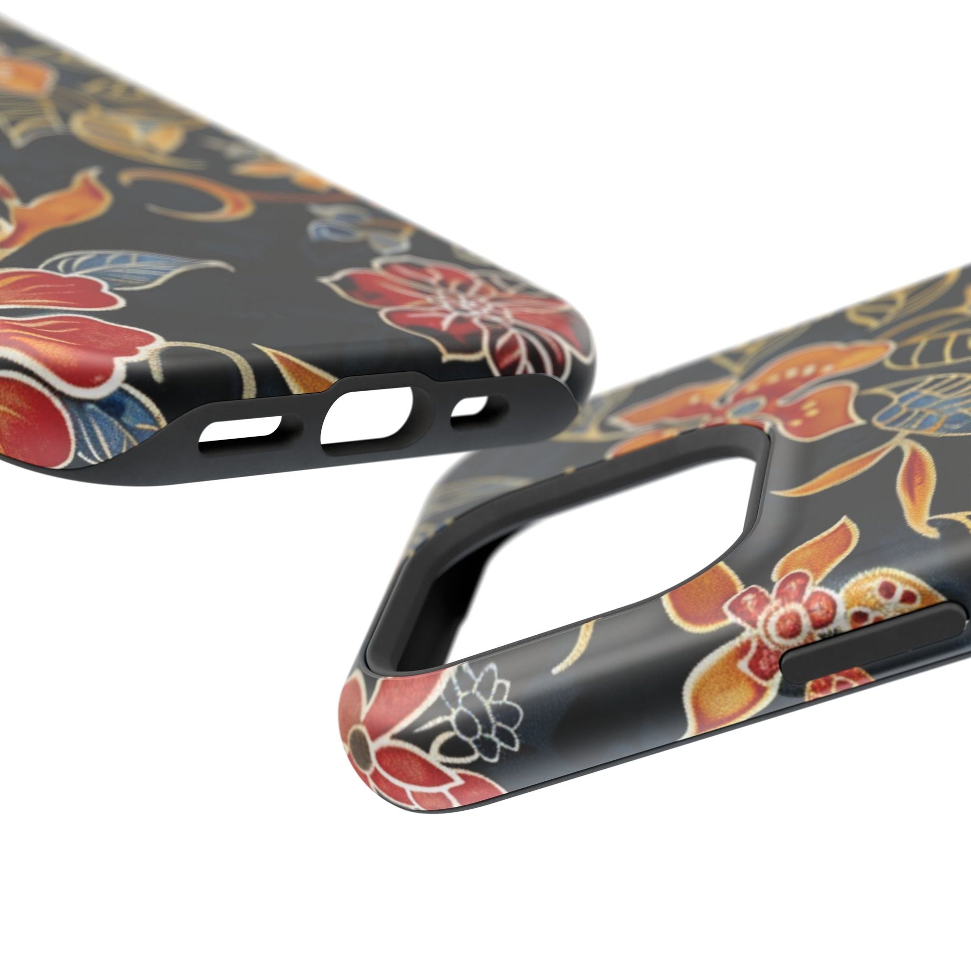 Floral Nightfall Magnetic Impact Phone Case — Protective Magnetic Floral iPhone Cover - DIGITAL X