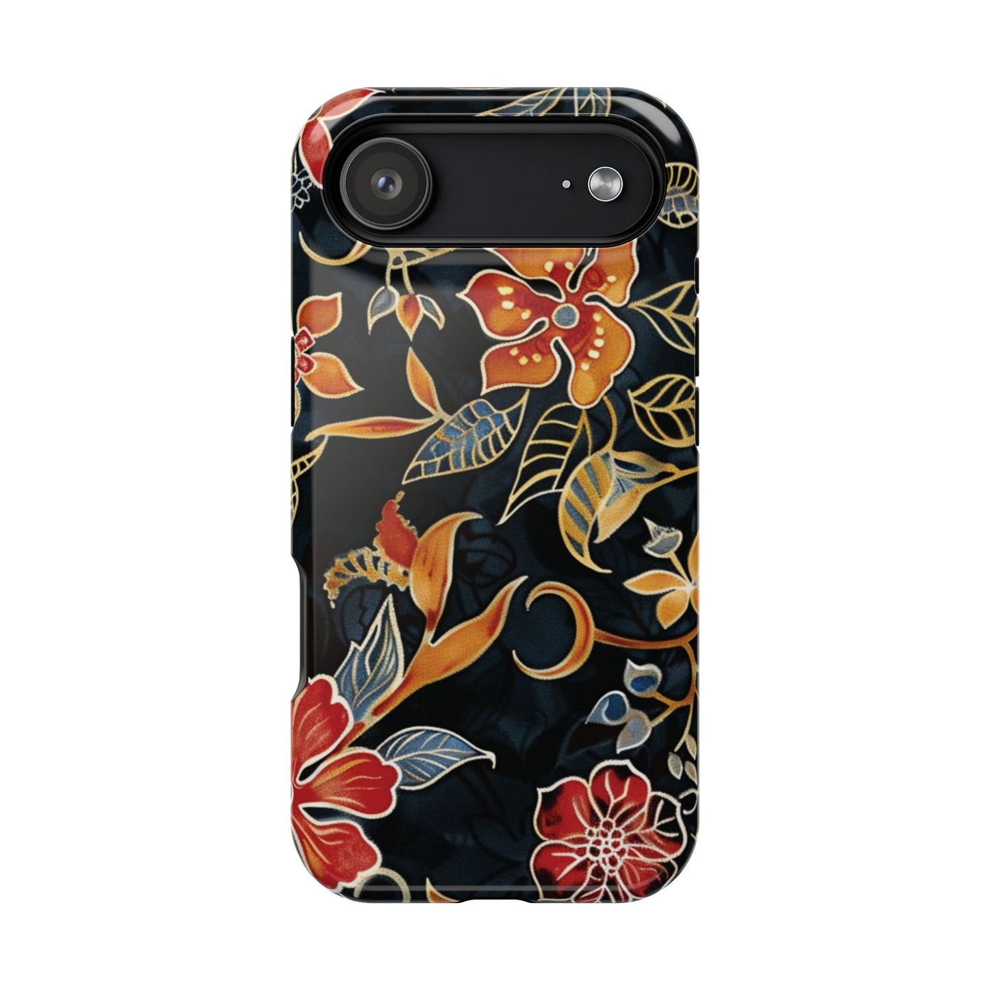 Floral Nightfall Magnetic Impact Phone Case — Protective Magnetic Floral iPhone Cover - DIGITAL X