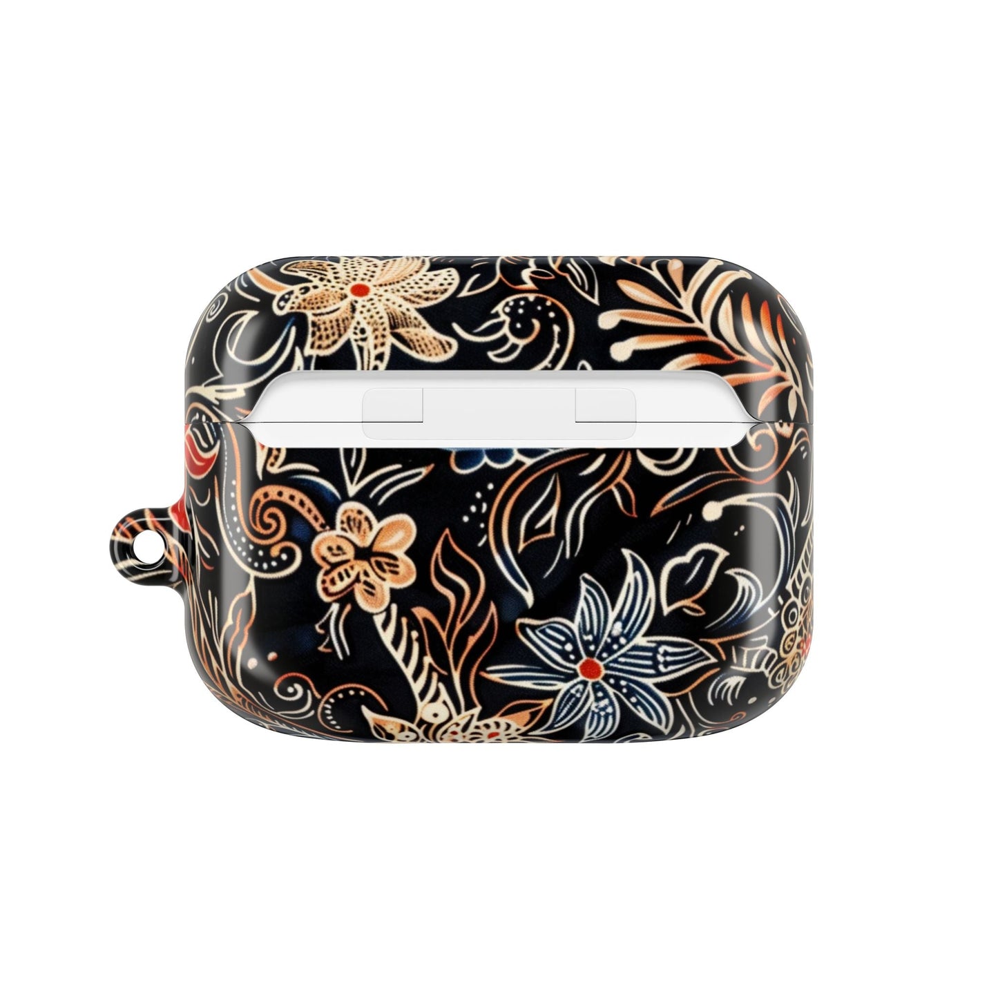 Floral Noir AirPod Case — Black Vintage Flower Protective Cover - DIGITAL X