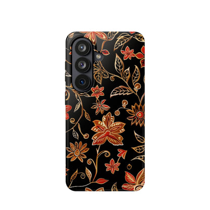 Floral Noir Magnetic Impact - Resistant Phone Case - DIGITAL X