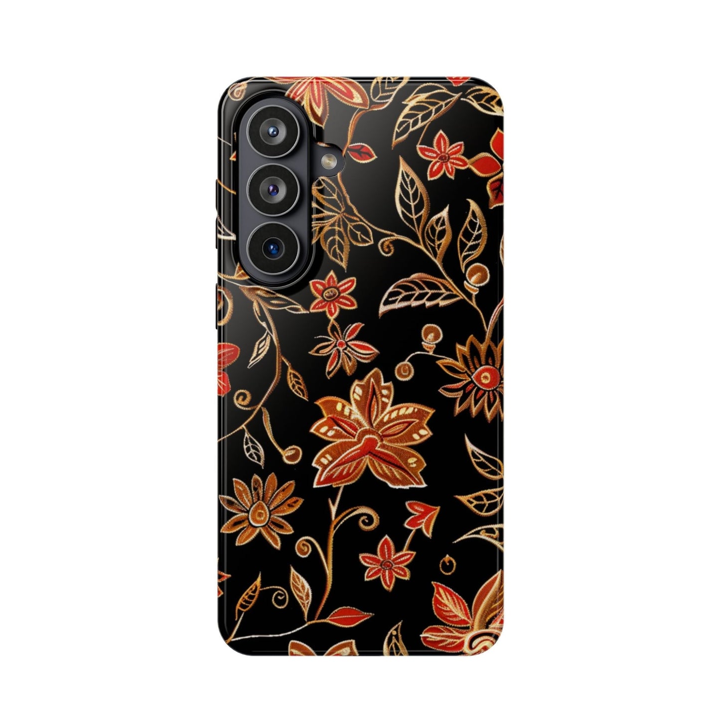 Floral Noir Magnetic Impact - Resistant Phone Case - DIGITAL X