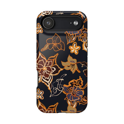 Floral Outline Magnetic Impact Phone Case - DIGITAL X