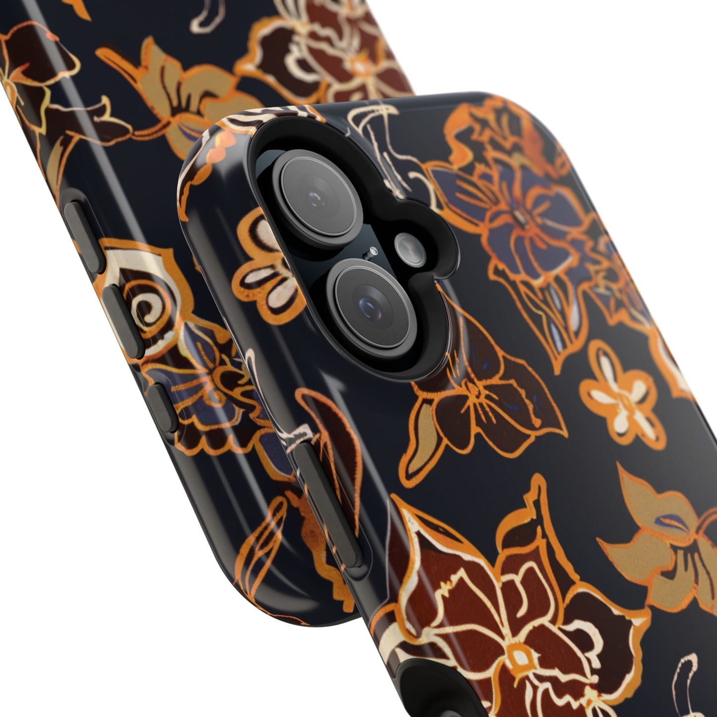 Floral Outline Magnetic Impact Phone Case - DIGITAL X