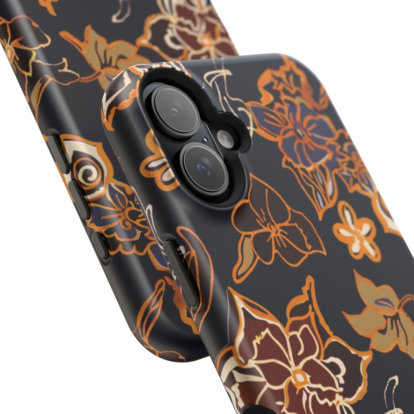 Floral Outline Magnetic Impact Phone Case - DIGITAL X