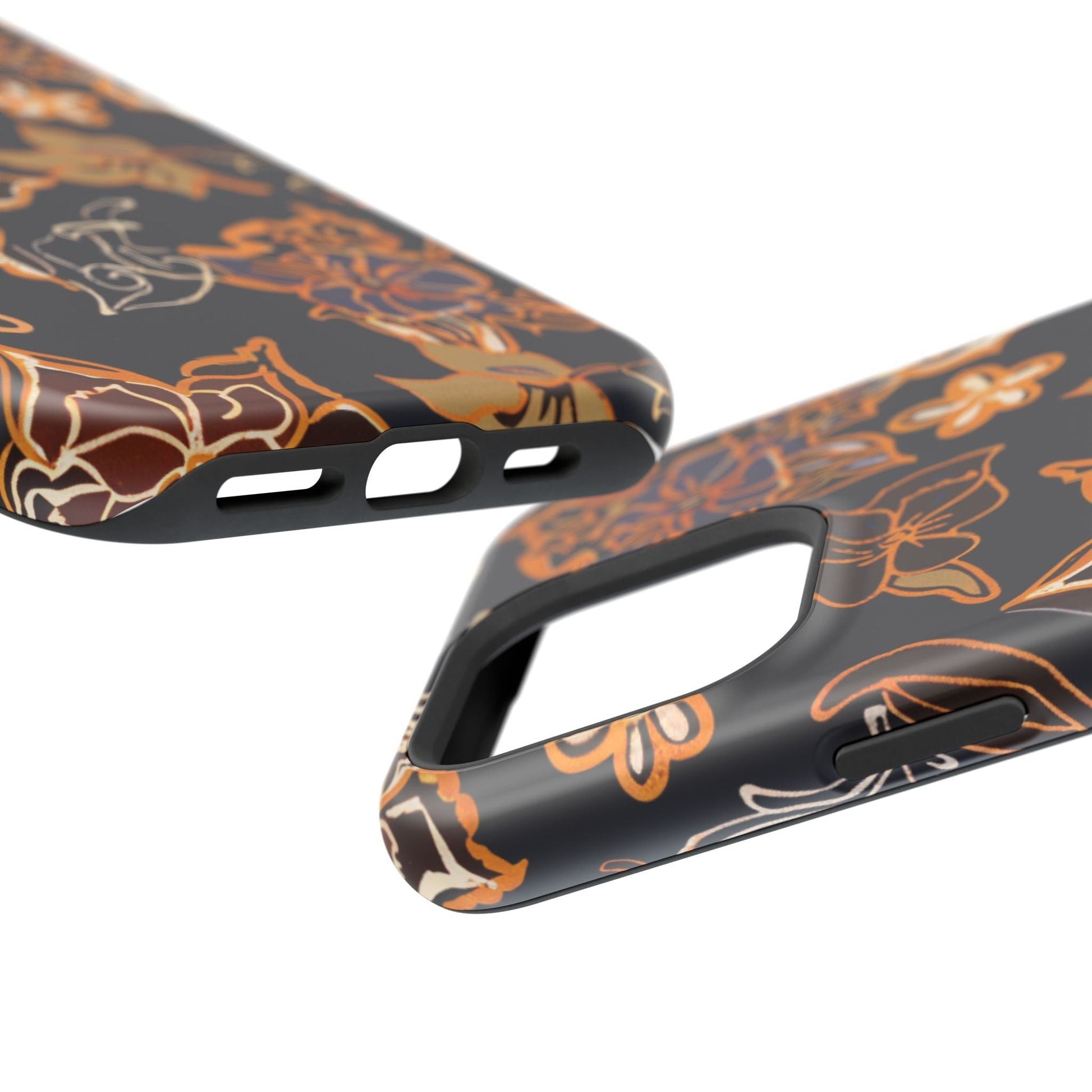 Floral Outline Magnetic Impact Phone Case - DIGITAL X