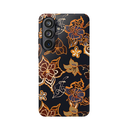 Floral Outline Magnetic Impact Phone Case - DIGITAL X