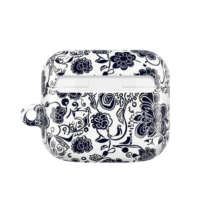 Floral Paisley AirPod Case – Black & White Protective Charging Case - DIGITAL X