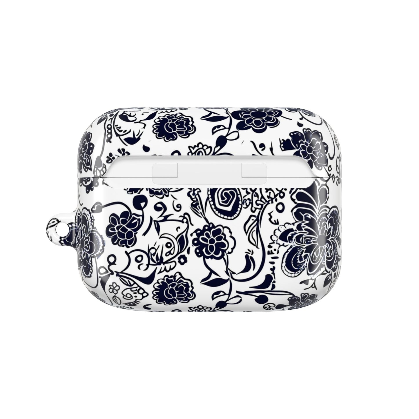 Floral Paisley AirPod Case – Black & White Protective Charging Case - DIGITAL X