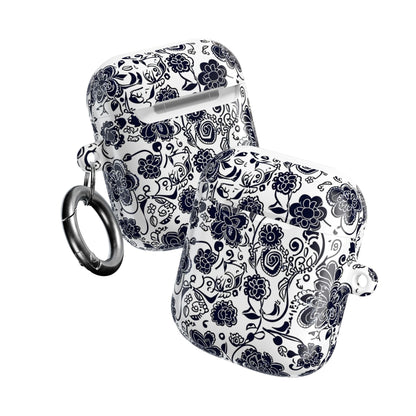 Floral Paisley AirPod Case – Black & White Protective Charging Case - DIGITAL X