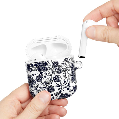 Floral Paisley AirPod Case – Black & White Protective Charging Case - DIGITAL X