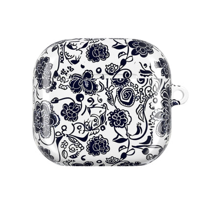 Floral Paisley AirPod Case – Black & White Protective Charging Case - DIGITAL X