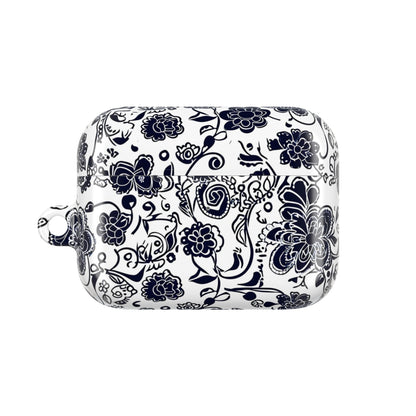 Floral Paisley AirPod Case – Black & White Protective Charging Case - DIGITAL X