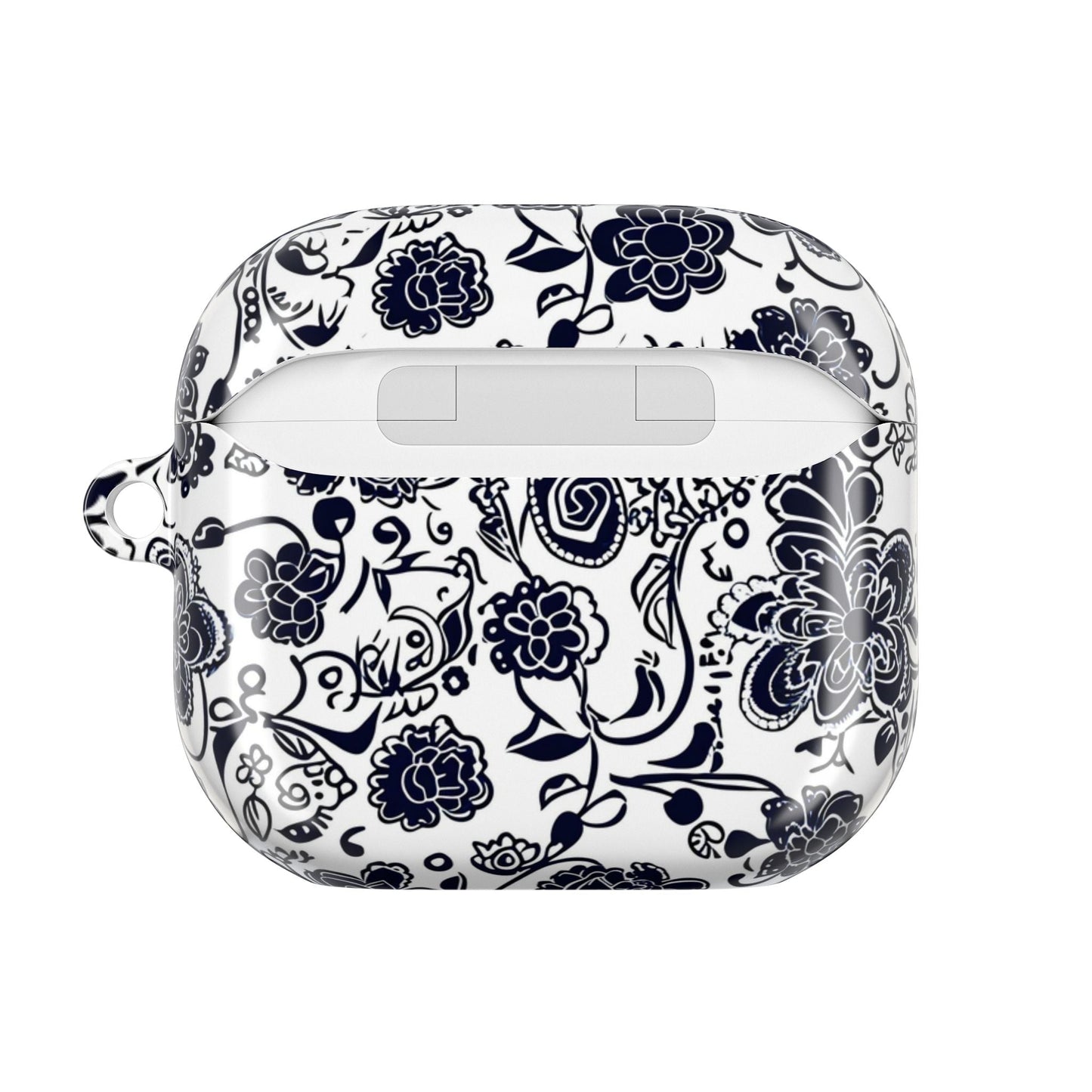 Floral Paisley AirPod Case – Black & White Protective Charging Case - DIGITAL X