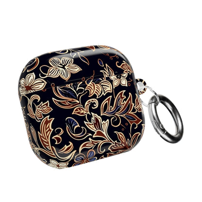 Floral Paisley AirPod Case — Elegant Black & Gold Protective Cover - DIGITAL X