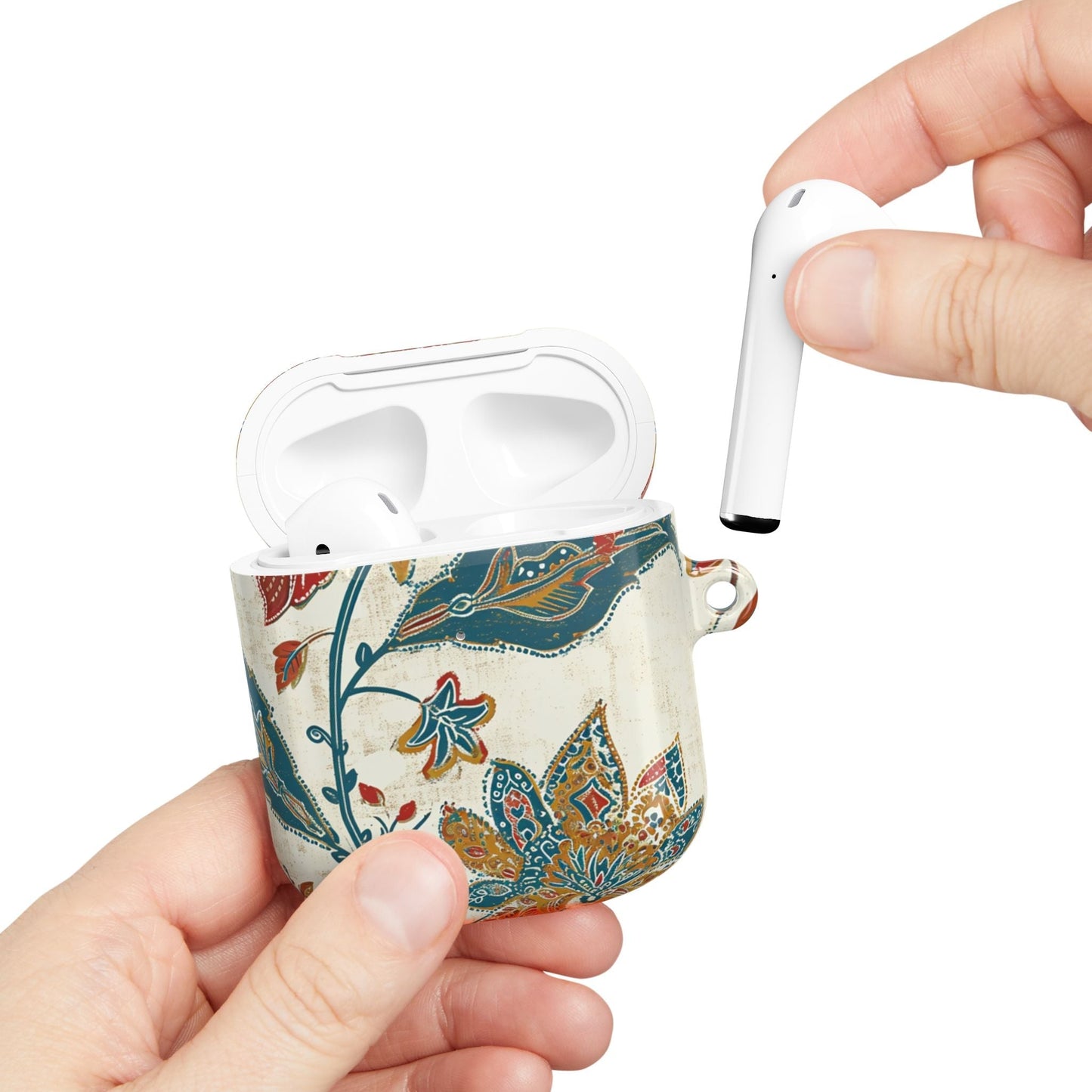 Floral Paisley AirPod Case — Vintage Boho Protective Cover - DIGITAL X