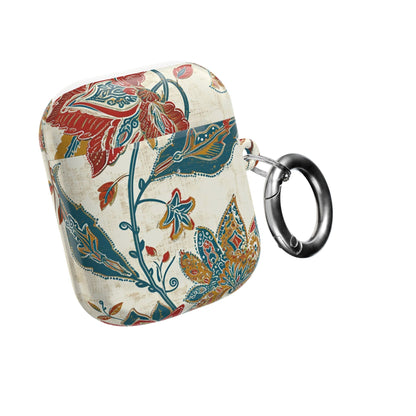 Floral Paisley AirPod Case — Vintage Boho Protective Cover - DIGITAL X