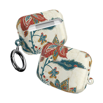 Floral Paisley AirPod Case — Vintage Boho Protective Cover - DIGITAL X