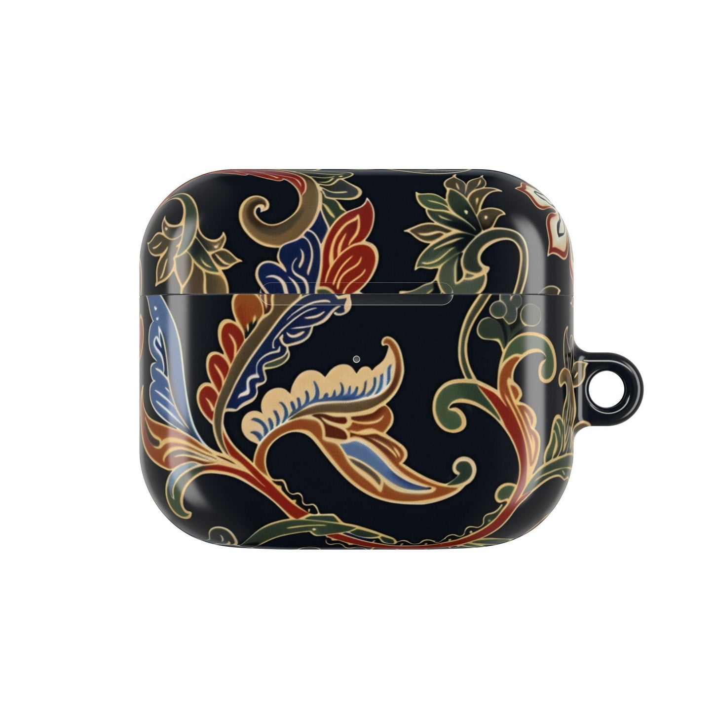 Floral Paisley AirPods Case – Vintage Black Protective Cover - DIGITAL X
