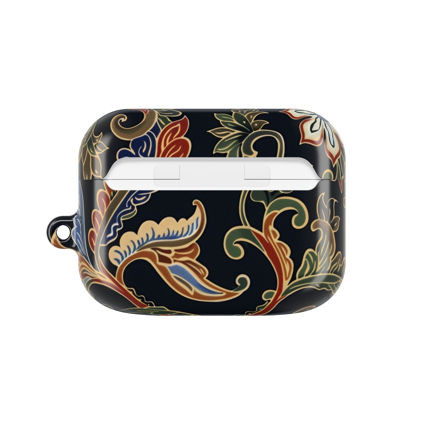 Floral Paisley AirPods Case – Vintage Black Protective Cover - DIGITAL X