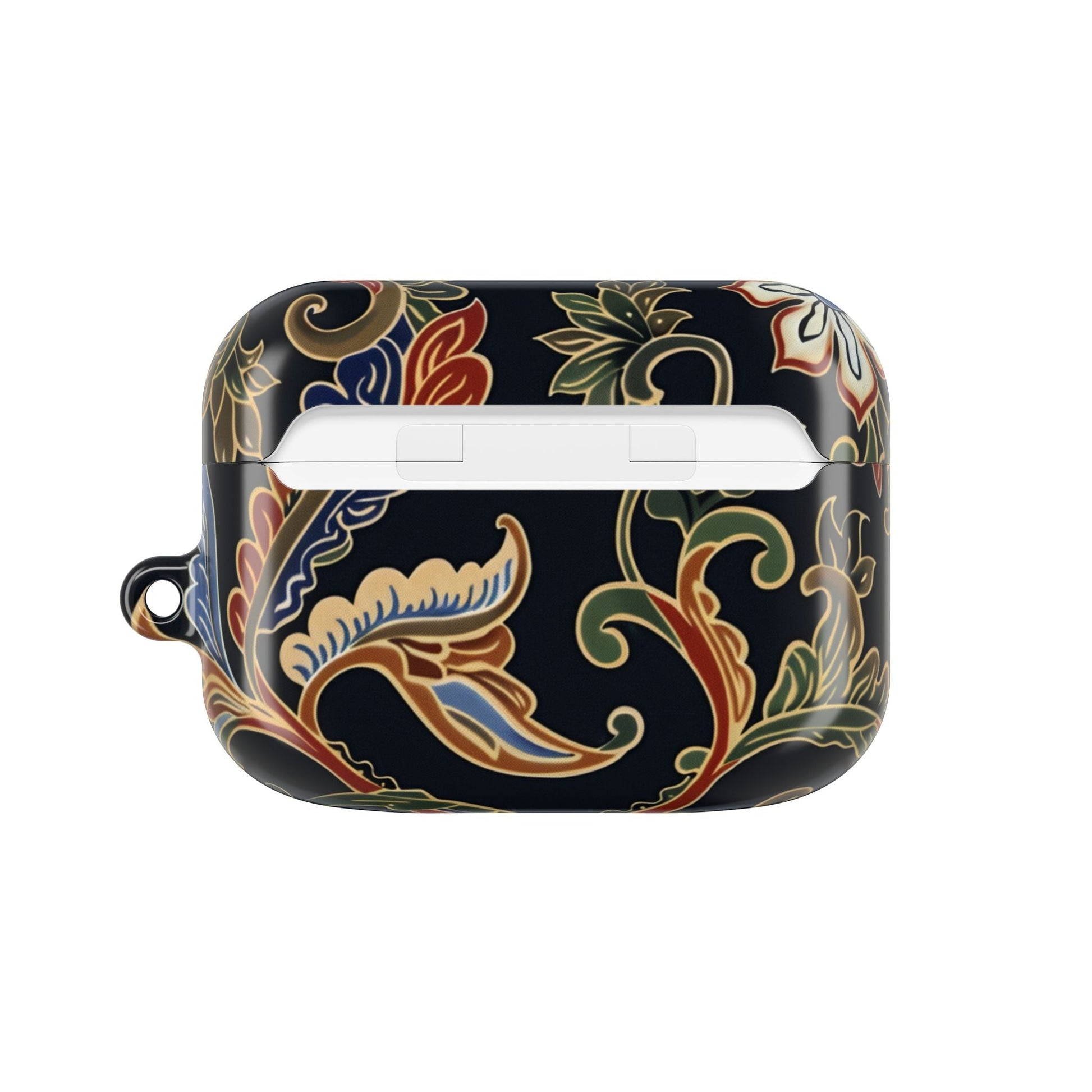 Floral Paisley AirPods Case – Vintage Black Protective Cover - DIGITAL X