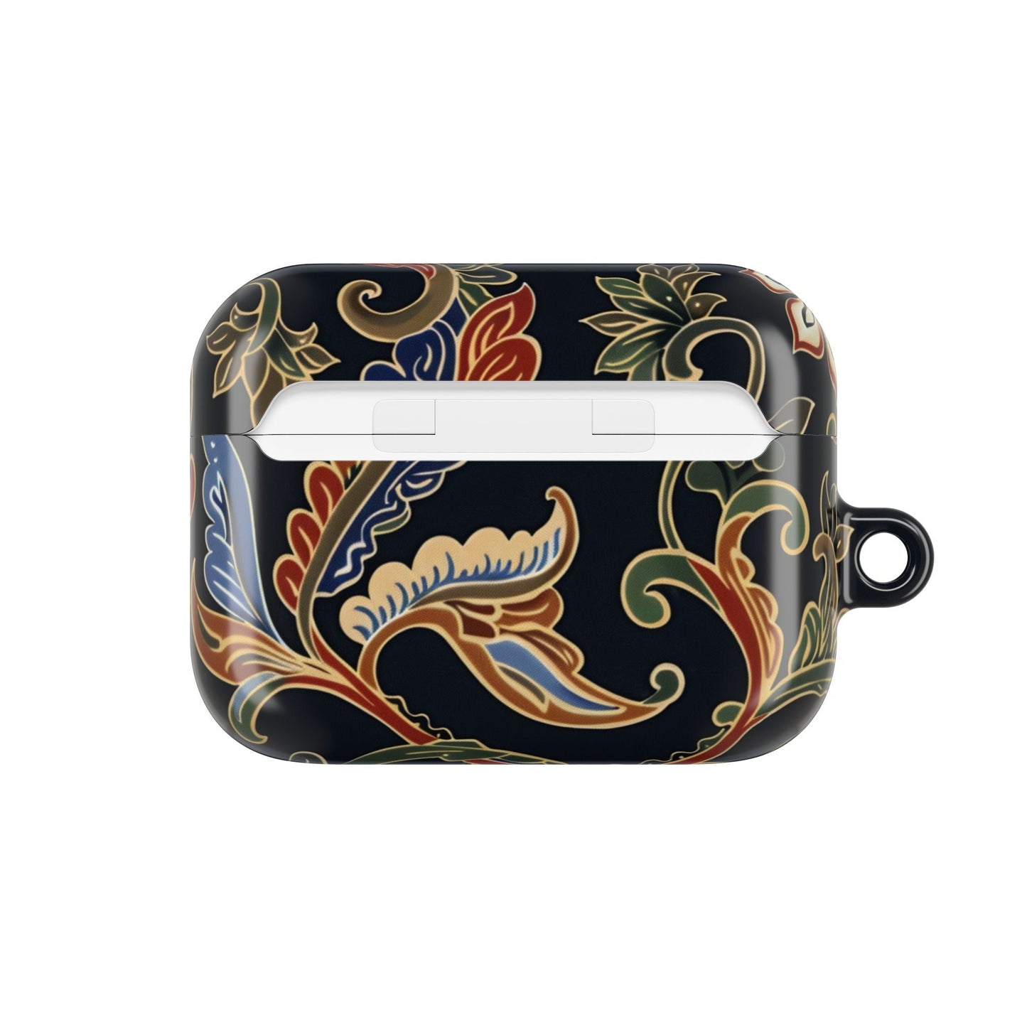 Floral Paisley AirPods Case – Vintage Black Protective Cover - DIGITAL X