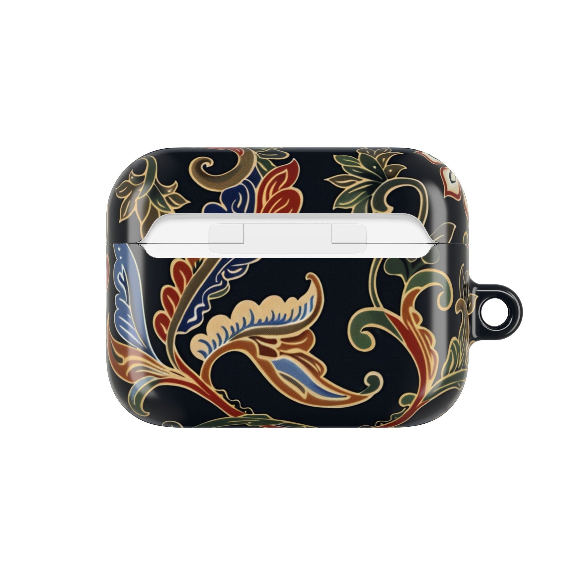 Floral Paisley AirPods Case – Vintage Black Protective Cover - DIGITAL X