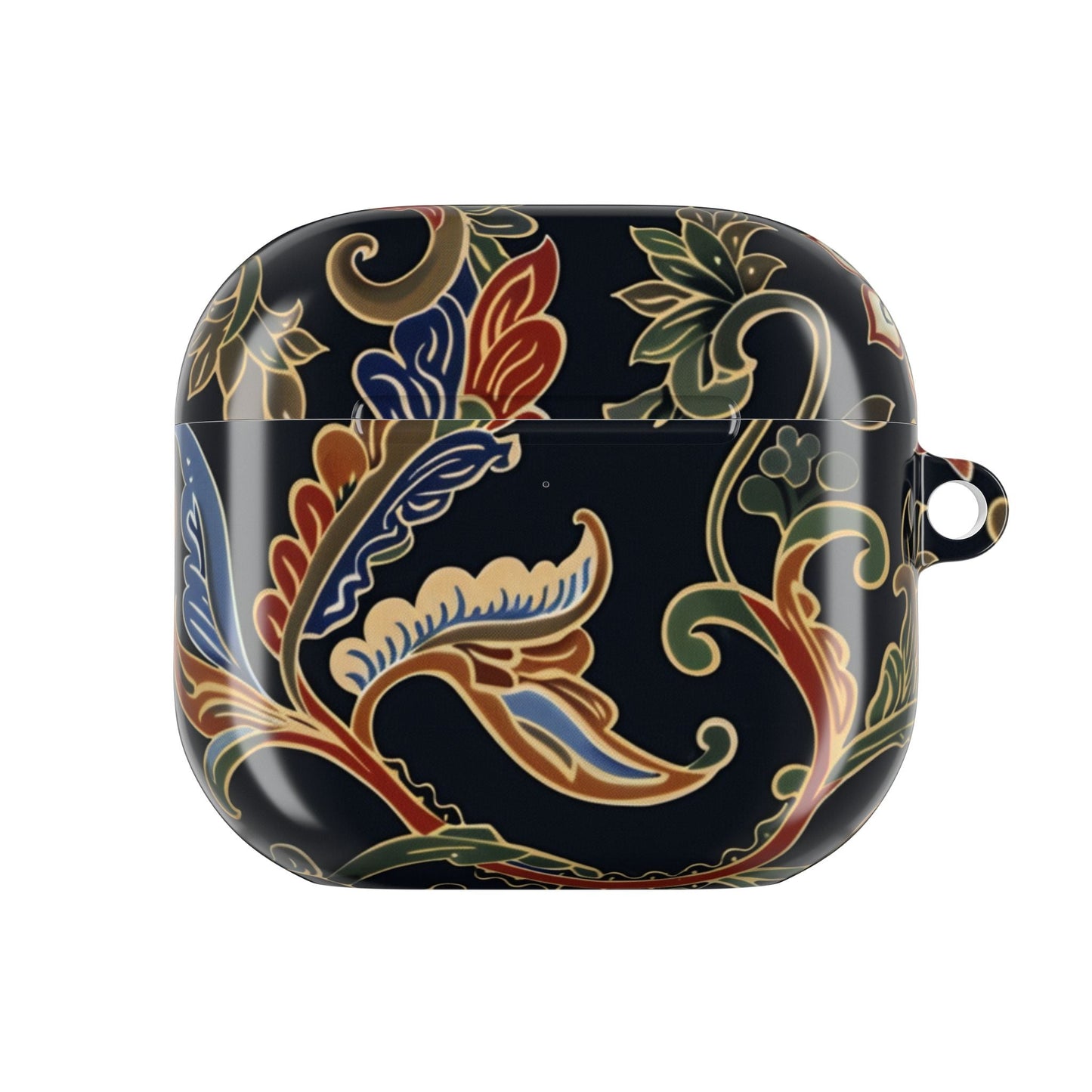Floral Paisley AirPods Case – Vintage Black Protective Cover - DIGITAL X