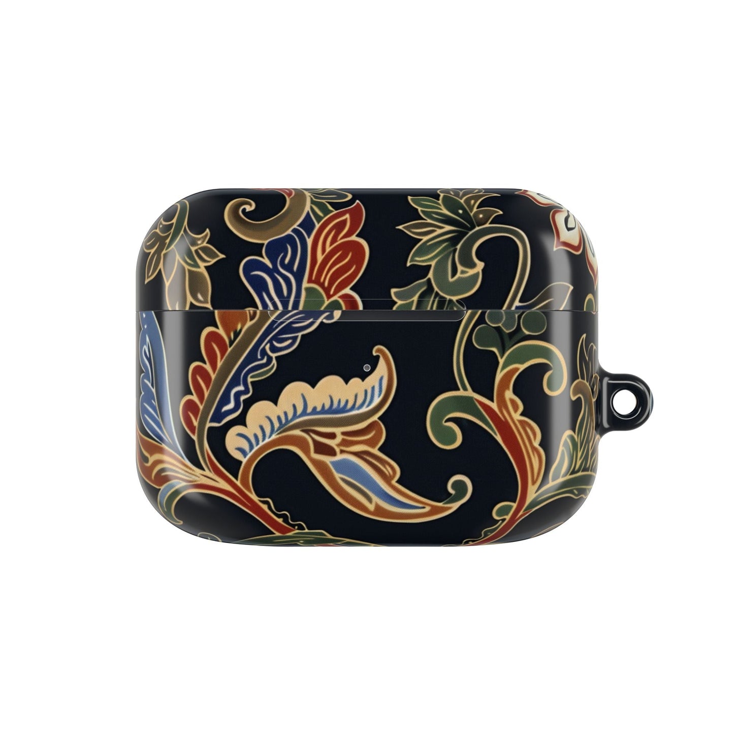 Floral Paisley AirPods Case – Vintage Black Protective Cover - DIGITAL X