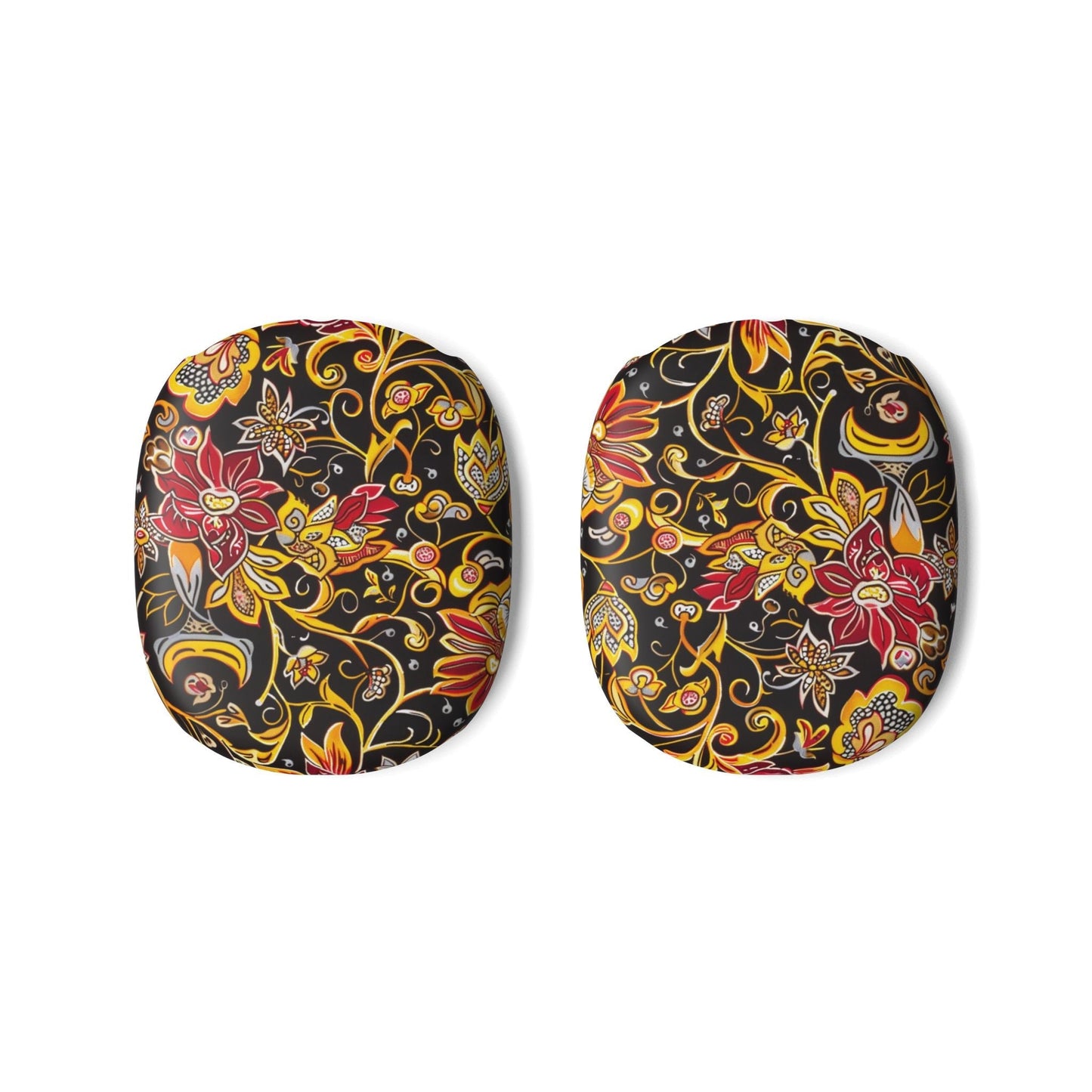 Floral Paisley AirPods Max Case — Black & Gold Protective Covers - DIGITAL X