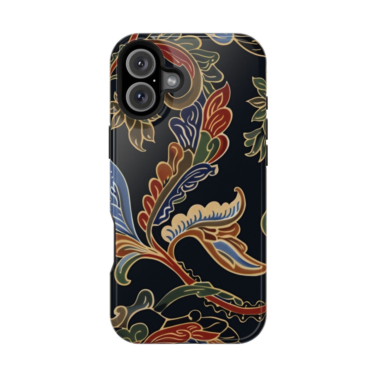 Floral Paisley Magnetic Impact iPhone Case — Protective, Slim, Colorful Pattern - DIGITAL X
