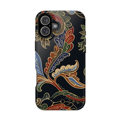 Floral Paisley Magnetic Impact iPhone Case — Protective, Slim, Colorful Pattern - DIGITAL X