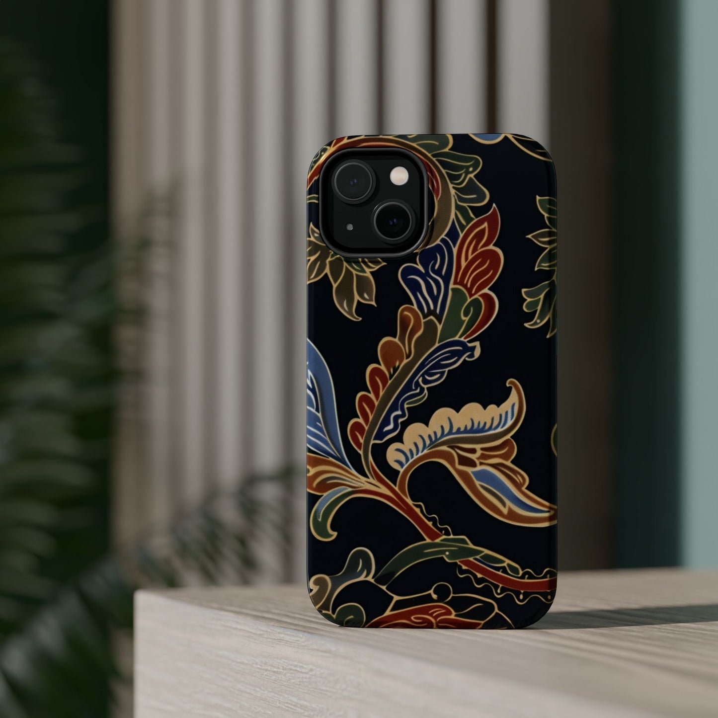 Floral Paisley Magnetic Impact iPhone Case — Protective, Slim, Colorful Pattern - DIGITAL X