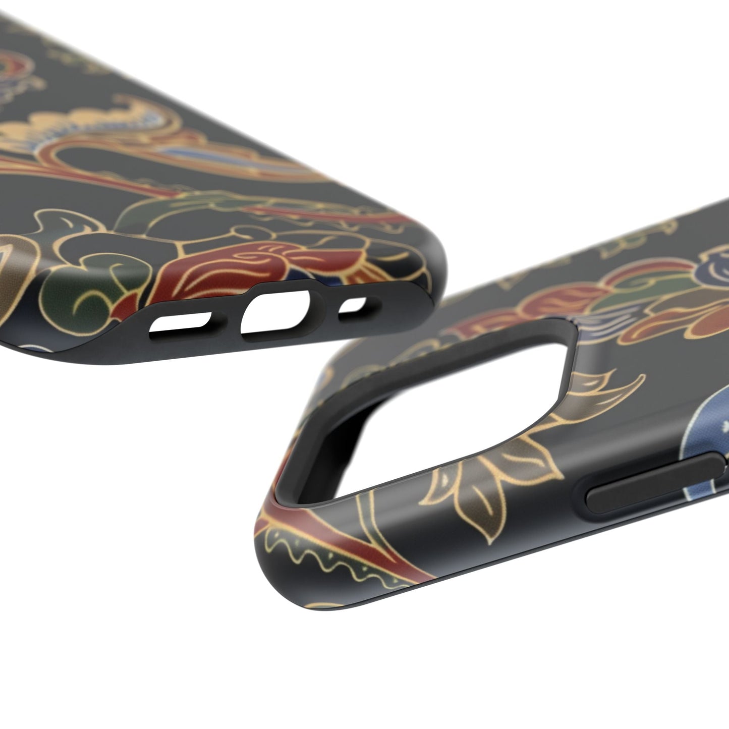 Floral Paisley Magnetic Impact iPhone Case — Protective, Slim, Colorful Pattern - DIGITAL X