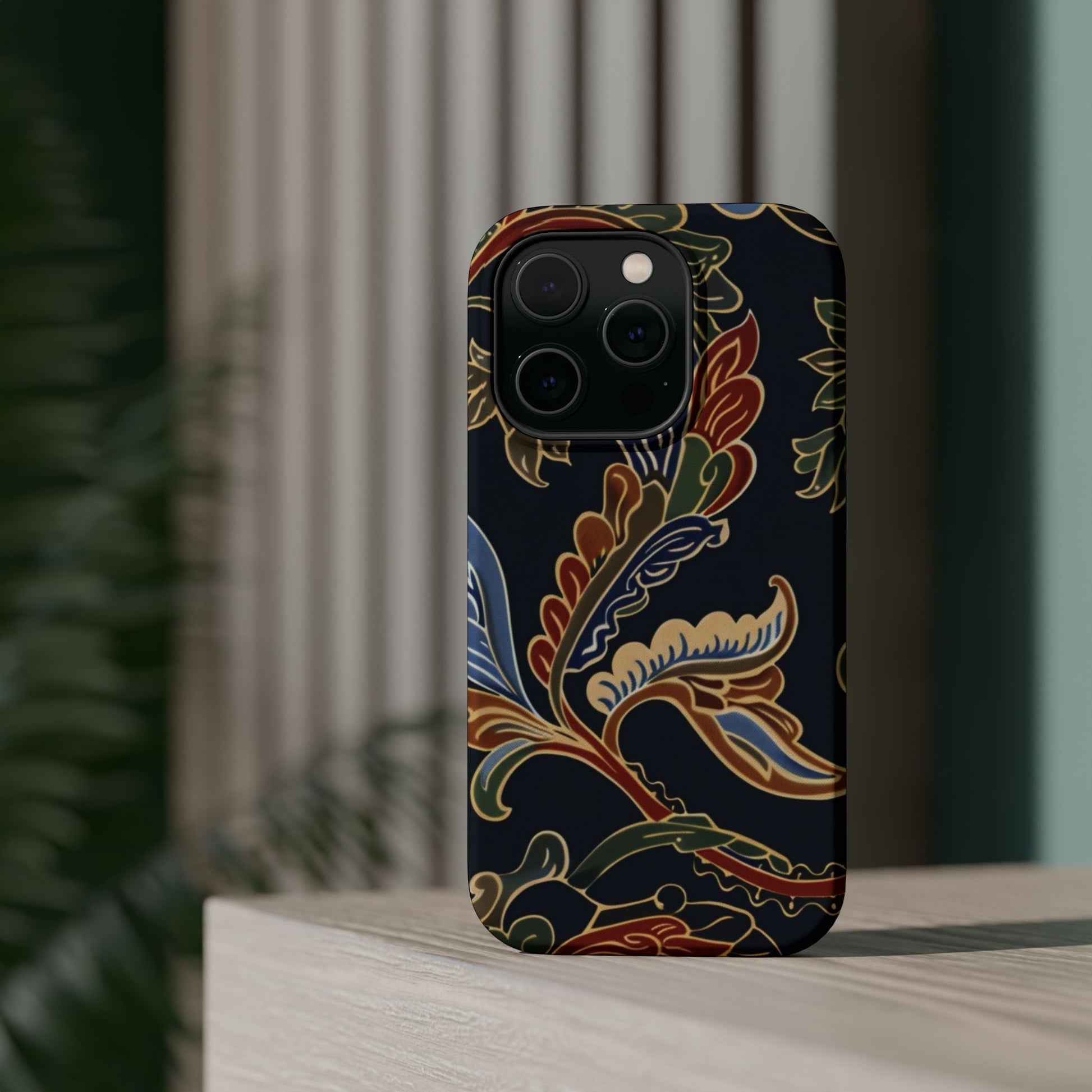 Floral Paisley Magnetic Impact iPhone Case — Protective, Slim, Colorful Pattern - DIGITAL X