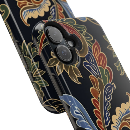 Floral Paisley Magnetic Impact iPhone Case — Protective, Slim, Colorful Pattern - DIGITAL X