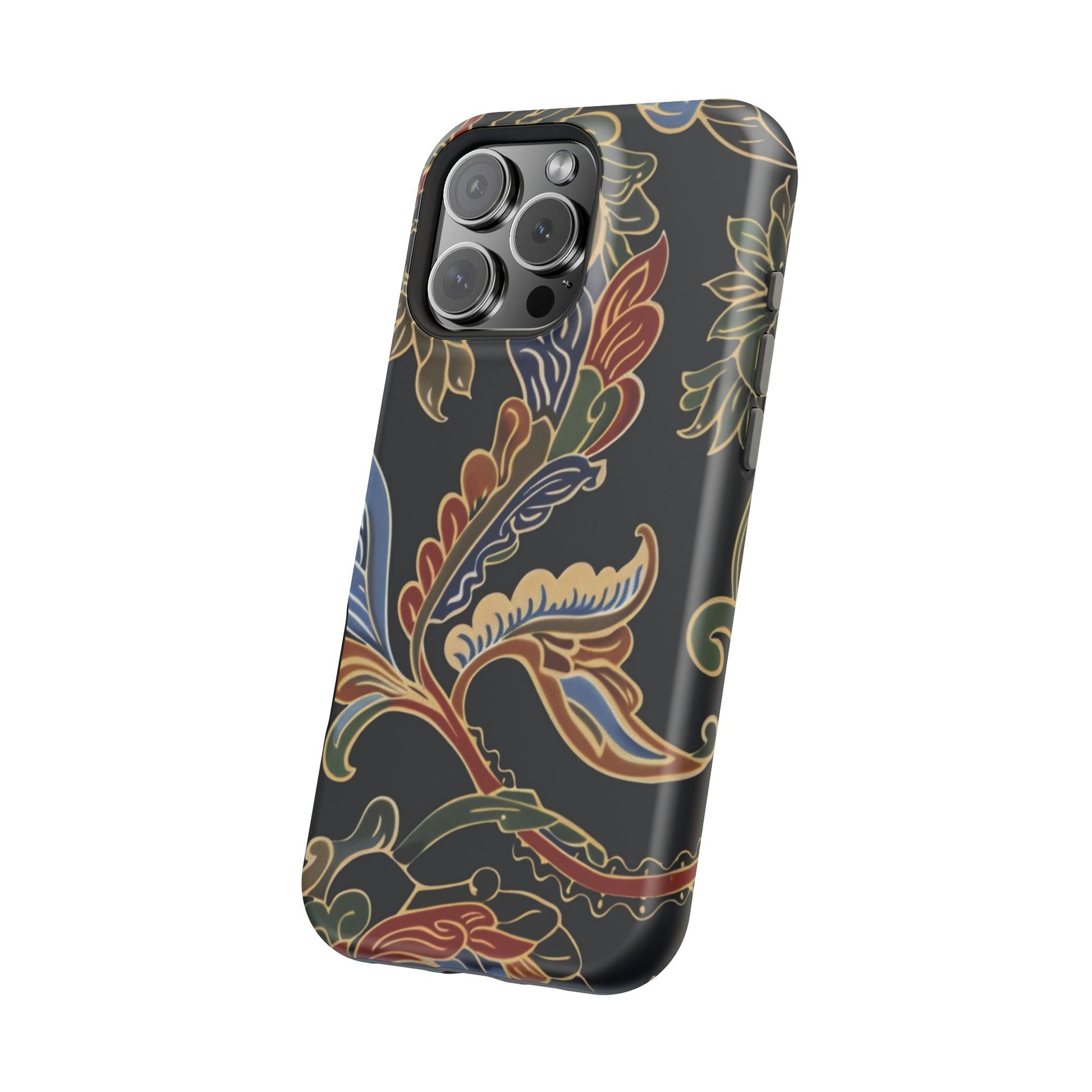 Floral Paisley Magnetic Impact iPhone Case — Protective, Slim, Colorful Pattern - DIGITAL X