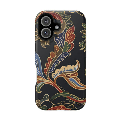 Floral Paisley Magnetic Impact iPhone Case — Protective, Slim, Colorful Pattern - DIGITAL X