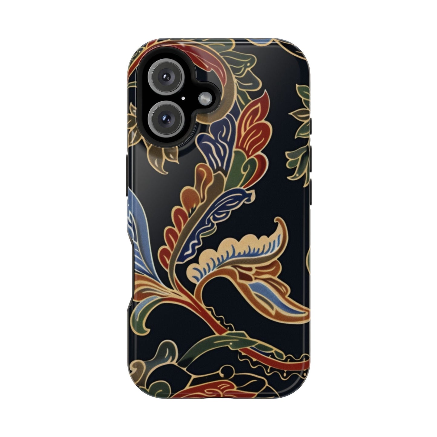 Floral Paisley Magnetic Impact iPhone Case — Protective, Slim, Colorful Pattern - DIGITAL X