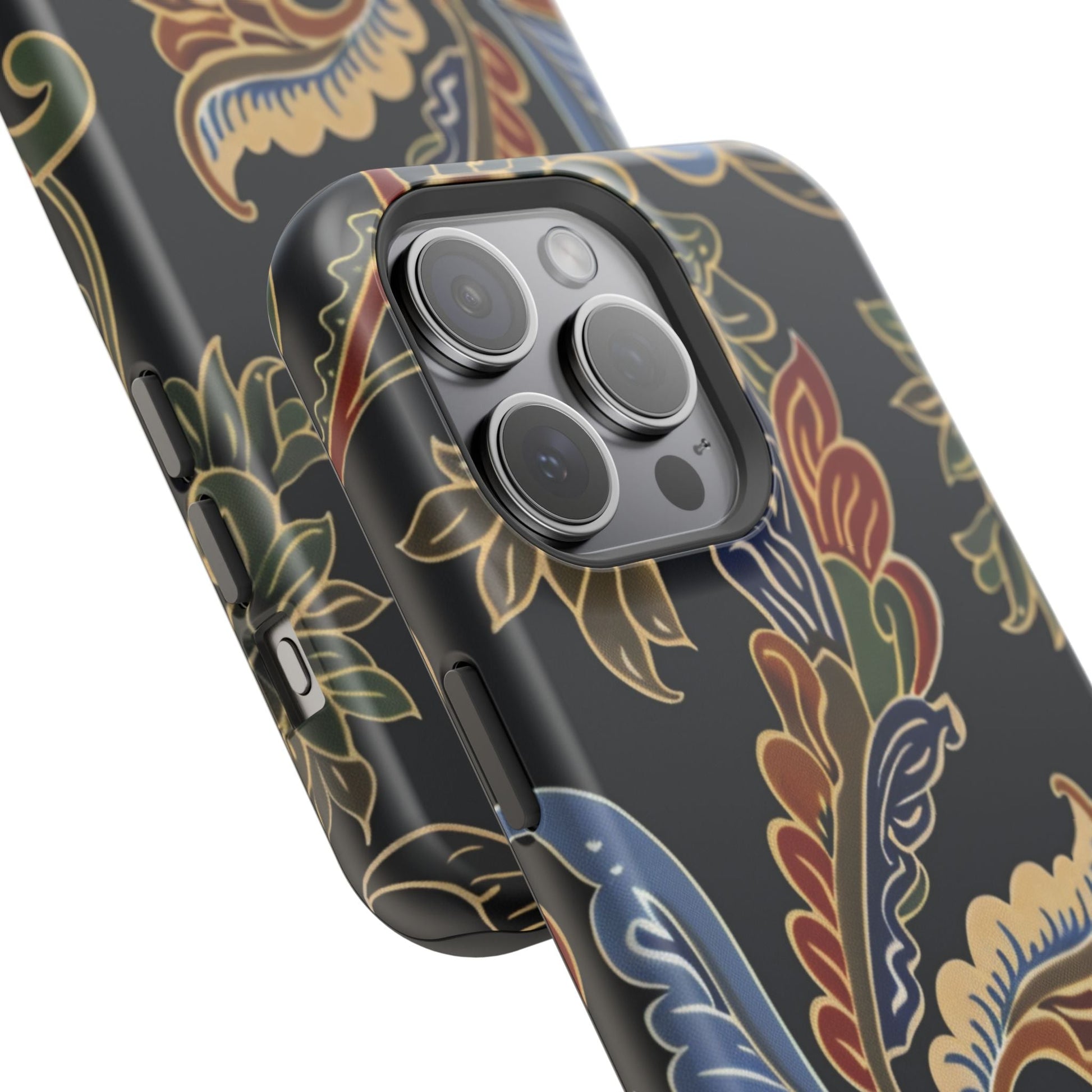 Floral Paisley Magnetic Impact iPhone Case — Protective, Slim, Colorful Pattern - DIGITAL X