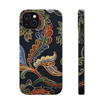 Floral Paisley Magnetic Impact iPhone Case — Protective, Slim, Colorful Pattern - DIGITAL X
