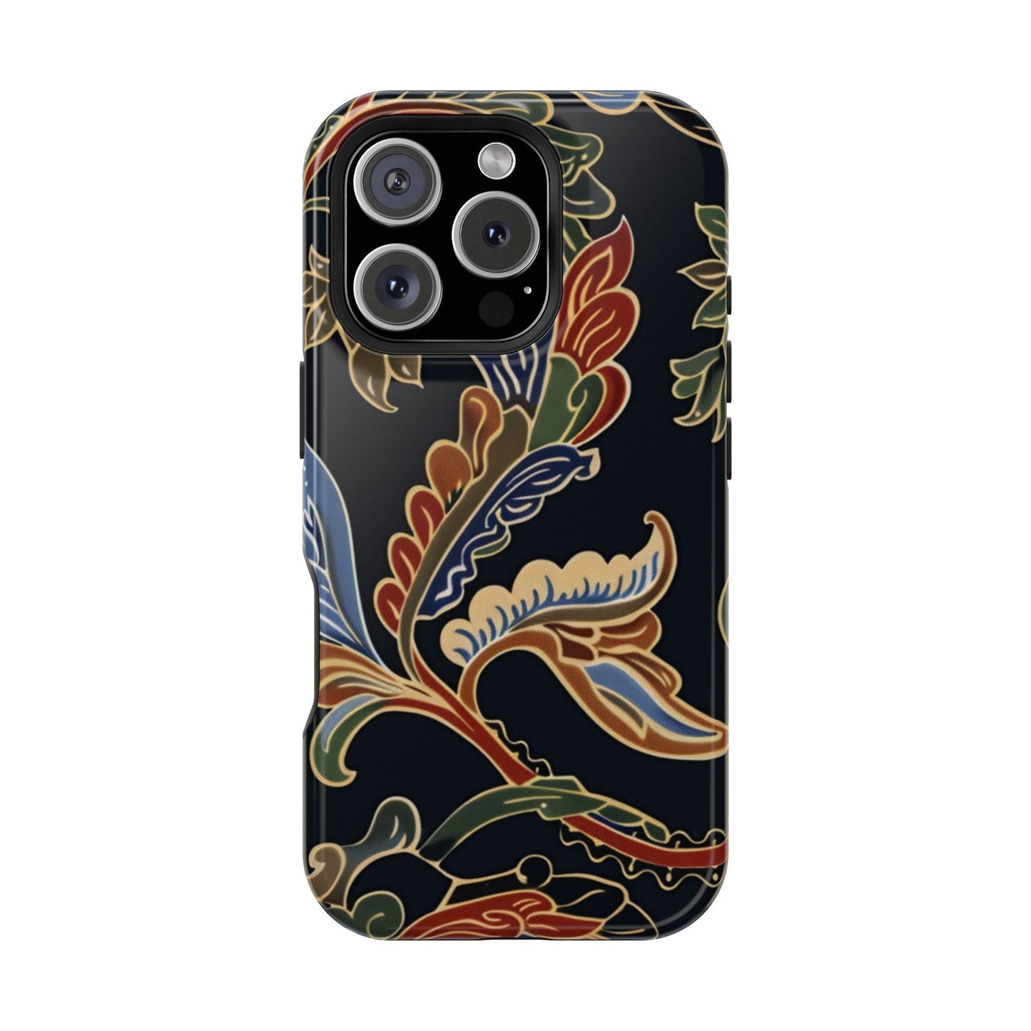 Floral Paisley Magnetic Impact iPhone Case — Protective, Slim, Colorful Pattern - DIGITAL X