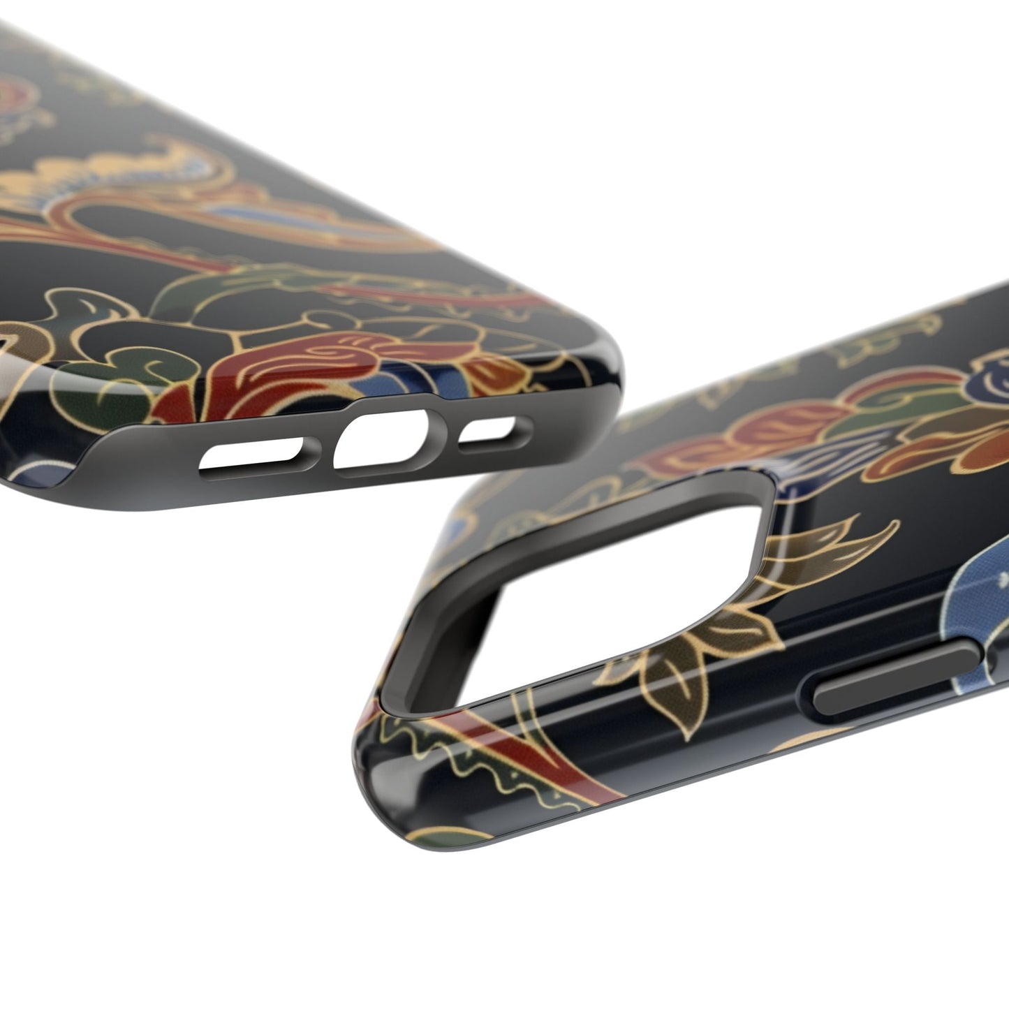 Floral Paisley Magnetic Impact iPhone Case — Protective, Slim, Colorful Pattern - DIGITAL X