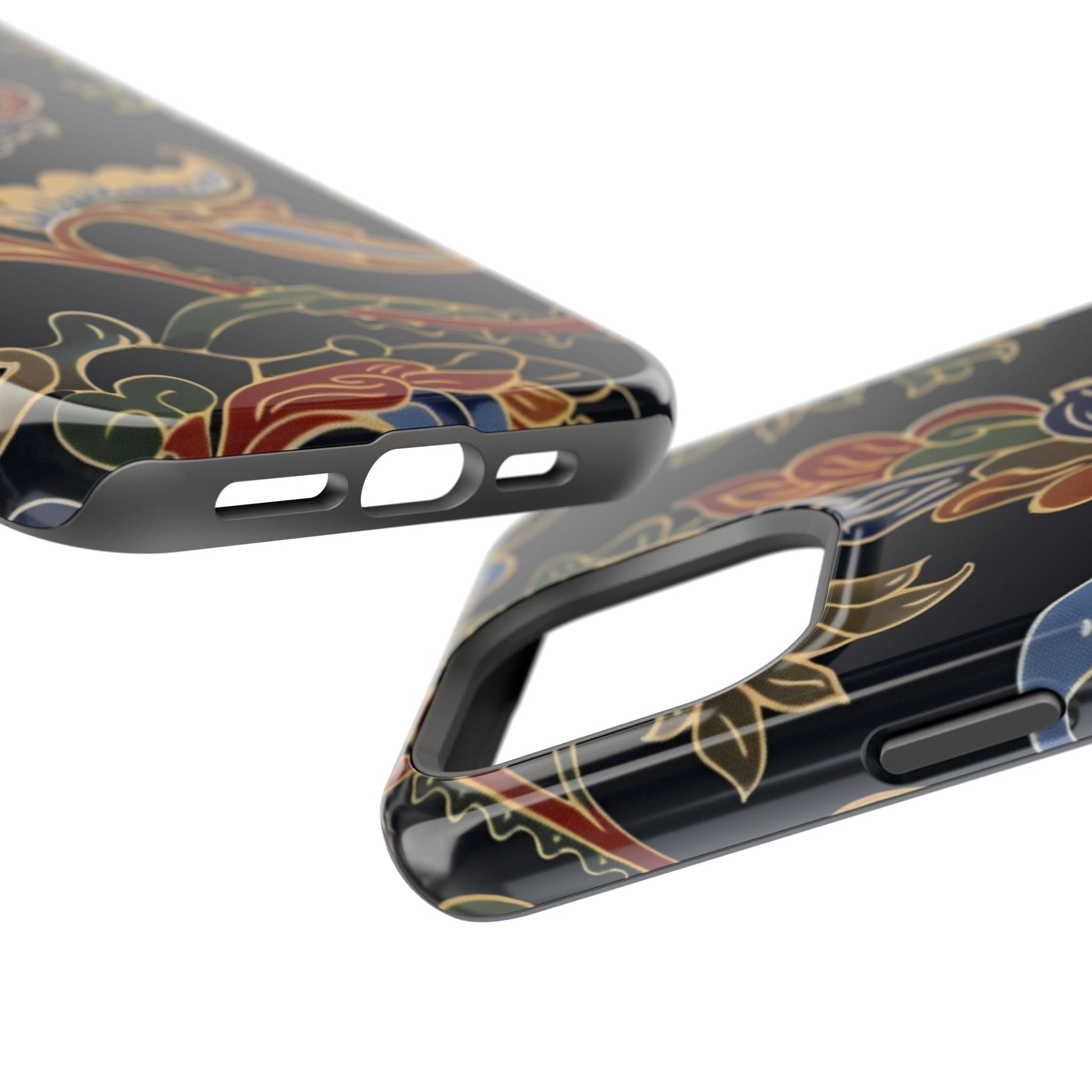 Floral Paisley Magnetic Impact iPhone Case — Protective, Slim, Colorful Pattern - DIGITAL X