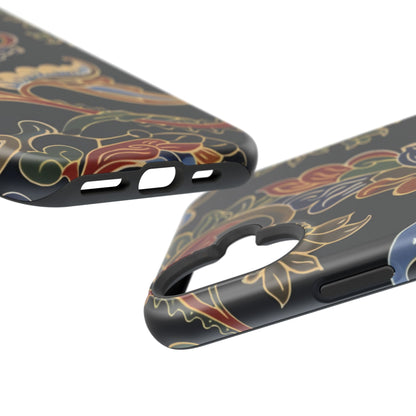 Floral Paisley Magnetic Impact iPhone Case — Protective, Slim, Colorful Pattern - DIGITAL X