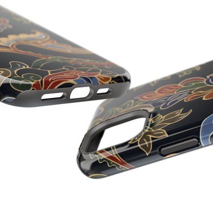 Floral Paisley Magnetic Impact iPhone Case — Protective, Slim, Colorful Pattern - DIGITAL X